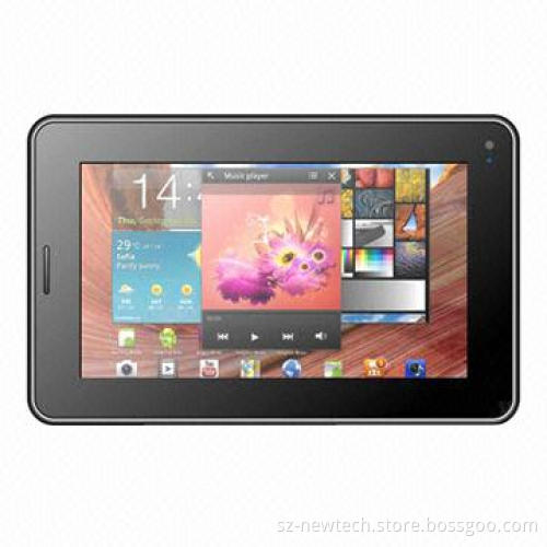 7-inch 2G Tablet PC, Allwinner A13, Cortex A8m, 1.2GHz, Android 4.0, Wi-Fi, Dual Camera